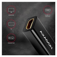AXAGON RVD-HI14N, DisplayPort -> HDMI 1.4 redukce / adaptér, 4K/30Hz