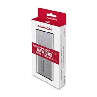 AXAGON EEM2-SG2, USB-C 3.2 Gen 2 - M.2 NVMe & SATA SSD kovový RAW box, bezšroubkový, stříbrný
