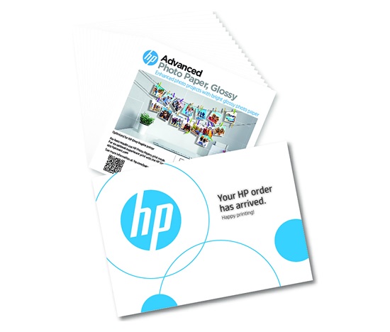 HP Advanced Photo Paper, Gloss (5x5 in; 127x127 mm) –20 sheets