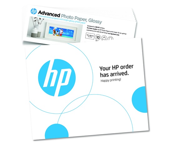 HP Advanced Photo Paper, Gloss (4x12 in; 10 x 30,5 cm) – 10 sheets