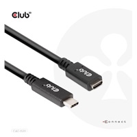 Club3D Prodlužovací kabel USB-C, 5Gbps, 60W(20V/3A), 4K60Hz (M/F), 1m