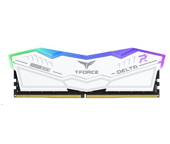 DIMM DDR5 32GB 6400MHz, CL40, (KIT 2x16GB), T-FORCE DELTA RGB, white