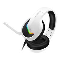 CONNECT IT NEO herní sluchátka s mikrofonem, 1xJack+USB, bílá