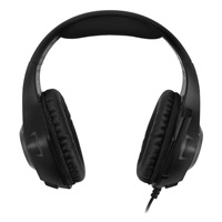 CONNECT IT BIOHAZARD herní sluchátka s mikrofonem, 1xJack+USB, černá