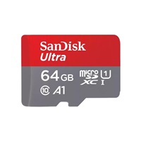 SanDisk MicroSDXC karta 64GB Ultra (120MB/s, A1 Class 10 UHS-I ) + adaptér