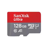 SanDisk MicroSDXC karta 128GB Ultra (120MB/s, A1 Class 10 UHS-I ) + adaptér