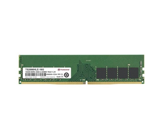 TRANSCEND DIMM DDR4 16GB 2666MHz 1Rx8 2Gx8 CL19 1.2V