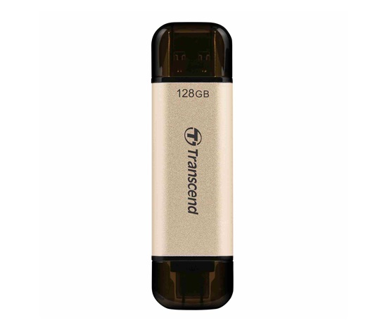 TRANSCEND Flash Disk 128GB JetFlash®930C, TLC, USB 3.2/USB Type C (R:420/W:400 MB/s) černý