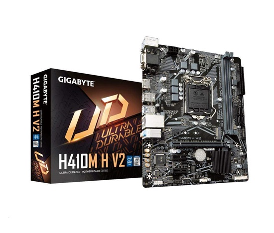 BAZAR - GIGABYTE MB Sc LGA1200 H410M H V2, Intel H470, 2xDDR4, 1xHDMI, 1xVGA, mATX - repair