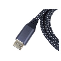 PREMIUMCORD Kabel HDMI 2.1 High Speed + Ethernet kabel 8K@60Hz, zlacené konektory, 0,5m