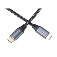 PREMIUMCORD Kabel HDMI 2.1 High Speed + Ethernet kabel 8K@60Hz, zlacené konektory, 3m
