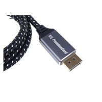 PREMIUMCORD Kabel DisplayPort 1.4 přípojný kabel, kovové a zlacené konektory, 1m
