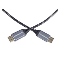 PREMIUMCORD Kabel DisplayPort 1.4 přípojný kabel, kovové a zlacené konektory, 1m