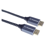 PREMIUMCORD Kabel DisplayPort 1.4 přípojný kabel, kovové a zlacené konektory, 1,5m
