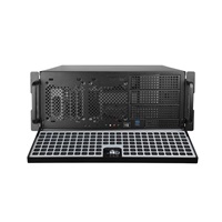 CHIEFTEC skříň Rackmount 4U ATX/mATX, UNC-409S-B-OP, bez zdroje, černá