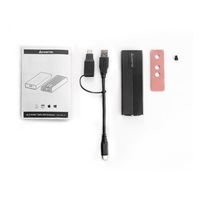 CHIEFTEC externí rámeček na M.2 PCIe NVMe/S-ata SSD Enclosure Tool-Less, s USB Type C konektorem, černá