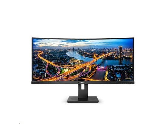 Philips MT VA LED 345B1C/00 - VA panel, 3440x1440, 2xHDMI, DP, USB, repro, nast vyska, zakriven, posk obal