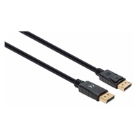 Manhattan kabel DisplayPort 1.4, DisplayPort Male na Male, 1m, černá