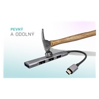 i-tec USB-C Metal HUB 1x USB 3.0 + 3x USB 2.0