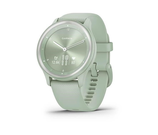 Garmin vívomove Sport pouzdro Cool Mint, silikonový řemínek Silver