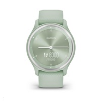 Garmin vívomove Sport pouzdro Cool Mint, silikonový řemínek Silver