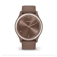 Garmin vívomove Sport pouzdro Ivory, silikonový řemínek Peach Gold