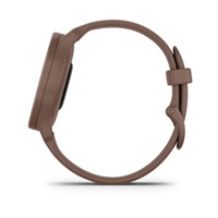 Garmin vívomove Sport pouzdro Ivory, silikonový řemínek Peach Gold