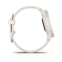 Garmin vívomove Sport pouzdro Ivory, silikonový řemínek Peach Gold