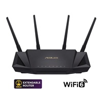 ASUS RT-AX58U V2 (AX3000) WiFi 6 Extendable Router, AiMesh, 4G/5G Mobile Tethering