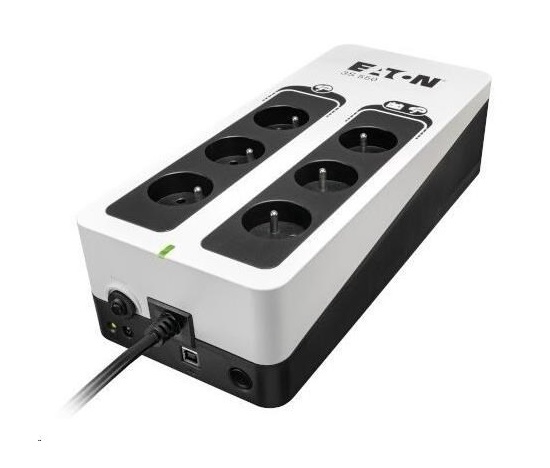 Poškozený obal - Eaton 3S 550 FR, UPS 550VA / 330W, 6 zásuvek (3 zálohované), USB, české zásuvky, bazar