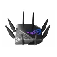 ASUS ROG Rapture GT-AX11000 (AXE11000) WiFi 6E Extendable Gaming Router, 2.5G port, Aimesh, 4G/5G Mobile Tethering