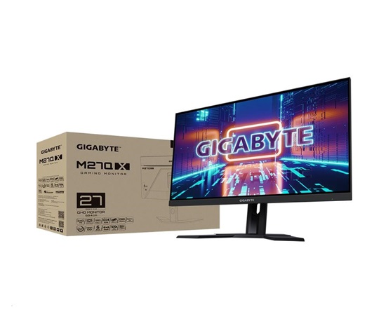 GIGABYTE LCD - 27" Gaming monitor M27Q X, IPS, 2560 x 1440 QHD, 244Hz, 1000:1, 350cd/m2, 1ms, 2xHDMI, 1xDP