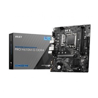 MSI MB Sc LGA1700 PRO H610M-G DDR4, Intel H610, 2xDDR4, 1xDP, 1xHDMI, 1xVGA, mATX