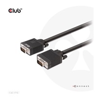Club3D kabel oboustranný VGA, M/M, 28AWG, 10m