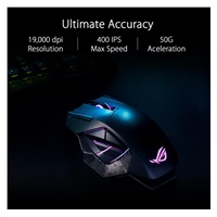 ASUS myš ROG SPATHA X (P707), bezdrátová, černá