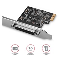 AXAGON PCEA-P1N, PCIe řadič - 1x paralelní port (LPT), vč. LP