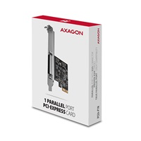 AXAGON PCEA-P1N, PCIe řadič - 1x paralelní port (LPT), vč. LP