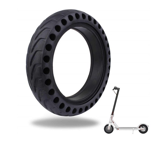 RhinoTech bezdušová pneumatika pro Scooter děrovaná 8.5x2, černá