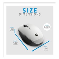 HP Dual Mode Silver Mouse 300 - bluetooth myš, připojení ke dvou PC zároveň