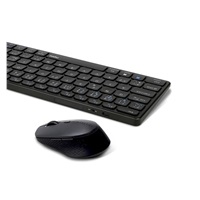 RAPOO set klávesnice a myš 9700M, bezdrátová, CZ/SK, šedá