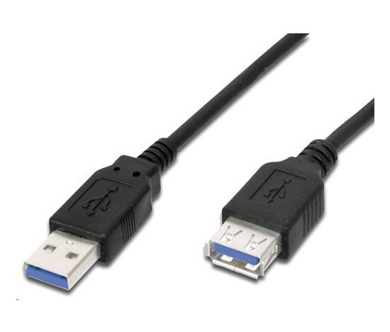 PremiumCord Prodlužovací kabel USB 3.0 Super-speed 5Gbps A-A, MF, 9pin, 0.5m