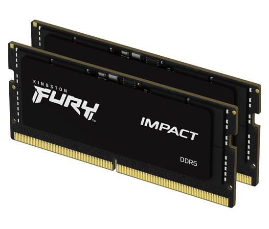 KINGSTON SODIMM DDR5 16GB (Kit of 2) 4800MT/s CL38 FURY Impact