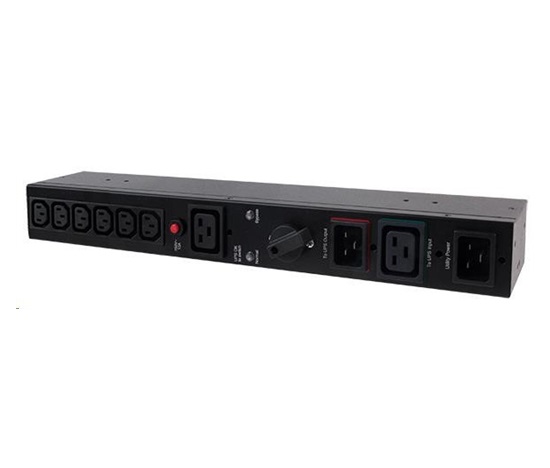 CyberPower Manual Bypass Switch PDU, 16A, (6)C13, (1)C19, (1) IEC-C20, (1) IEC-C19, (2) IEC-C20