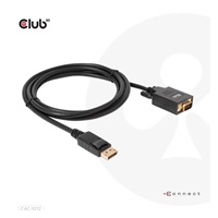 Club3D kabel DP na VGA, M/M, 2m, 28 AWG