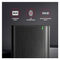 AXAGON EE25-A6C, USB-C 3.2 Gen 1 - SATA 6G 2.5" kovový RAW box, bezšroubkový