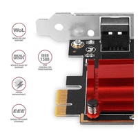 AXAGON PCEE-G25, PCIe síťová karta - 1x 2.5 Gigabit Ethernet port (RJ-45), Realtek, PXE, vč. LP