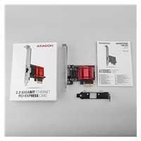 AXAGON PCEE-G25, PCIe síťová karta - 1x 2.5 Gigabit Ethernet port (RJ-45), Realtek, PXE, vč. LP
