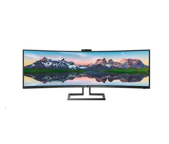 BAZAR - Philips MT VA LED 48,8" 499P9H/00 - VA panel,5120x1440,2xHDMI,DP,USB-C,RJ45,repro,nast vyska,webcam, posk obal