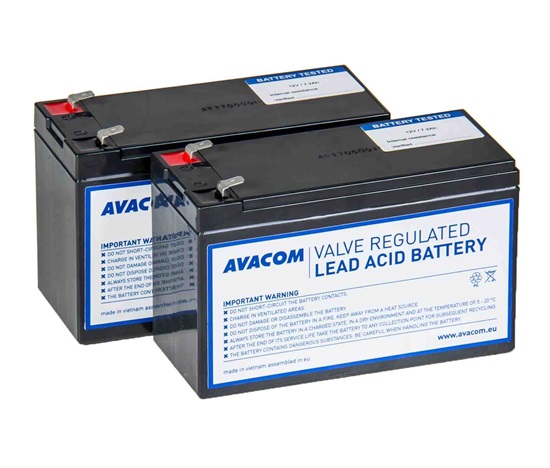 AVACOM AVA-RBP02-12090-KIT - baterie pro UPS CyberPower, EATON, Effekta, FSP Fortron, HP, Legrand
