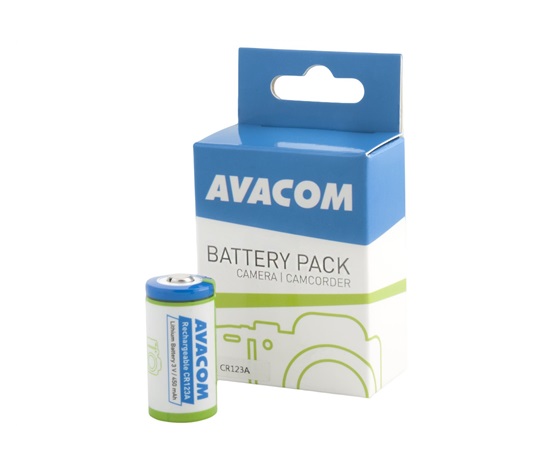 AVACOM nabíjecí fotobaterie Avacom CR123A 3V 450mAh 1.4Wh